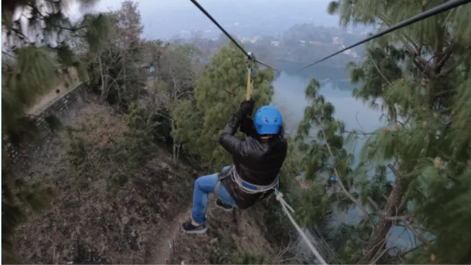 Ziplining
